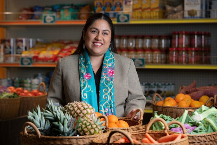 Andrea Mora, director of the National Society of Medicine Basic Needs Center